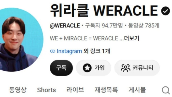 박위, 영상들 추가 파묘되자 구독자 수 '감소 재개'