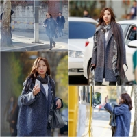 '펀치' 김아중, 첫 촬영부터 전력질주…'거침없는 달리기'