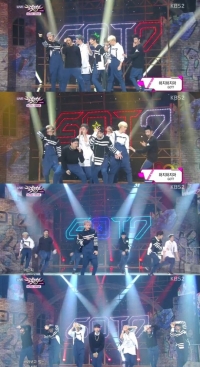 '뮤직뱅크' 갓세븐, 화려하게 컴백 '중독적인 멜로디'