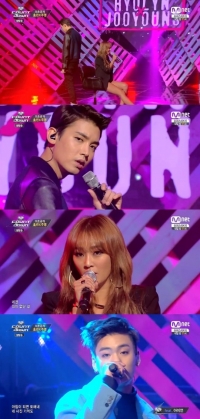 '엠카' 효린X주영, '지워' 무대 첫 공개…'아이언 지원사격'