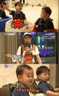 '슈퍼맨' 삼둥이와 쌍둥이의 만남, 아쉬운 작별 인사 "가지마"