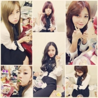 에이핑크, '러브' 첫무대 앞두고 대기실에서 '냠냠'