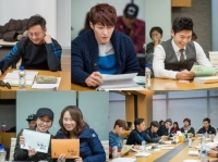 '7전8기 구해라' 민효린 헨리 진영, 첫 대본 연습 '열기 훈훈'