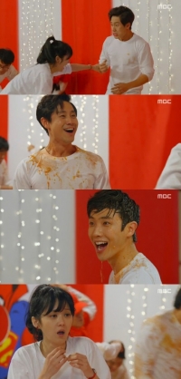 '미스터 백' 신하균 이준, 장나라 두고 신경전 '토마토 범벅'