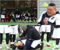'예체능' 강호동, 정형돈 테니스공에 맞아 혼절..녹화 중단까지