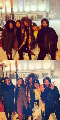 유리, 박수진·채연·박가희·전혜빈과 함께 "모임 이름 정해주세요!"