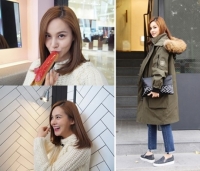 아이비 근황 공개, 여전한 미모와 패션 감각 '청순'