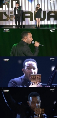 2014 MAMA 존 레전드, 티파니 첸과 함께 '국경 초월한 하모니'