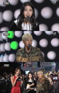 2014 MAMA 남녀가수상, 아이유 태양 수상 '서로를 대상 후보 지목'