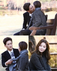 'SOS 나를구해줘' 안혜경-광수, 목도리 둘러주고 '박력 키스'
