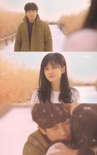 '미스터 백' 신하균, 장나라 덕에 위기 넘겼다 '설원 포옹'