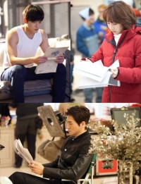 '힐러' 지창욱 박민영 유지태, 열공모드 포착 “대본에 끌렸다”