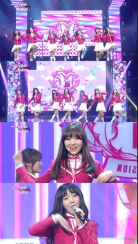 '뮤직뱅크' 러블리즈, 핑크빛 소녀들의 달콤한 무대