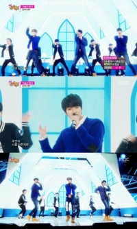 '음악중심' 인피니트F, 제대로 된 꽃비주얼로 진짜 '가슴이 뛴다'