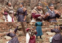 '왕의 얼굴' 서인국-이성재, 귀여운 부자 비하인드컷 공개