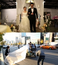 '님과 함께' 지상렬 박준금, 김범수 안문숙 도움 받아 웨딩화보 촬영