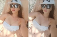 강예빈, 비키니 입고 볼륨감 자랑…“먼 곳으로의 여행”
