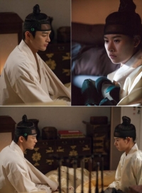 '왕의 얼굴' 서인국-조윤희, 드디어 두근두근 합방? 속적삼 차림으로 만나다