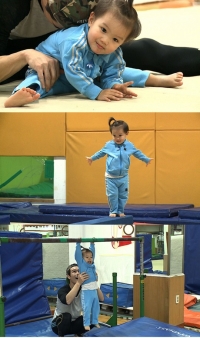 '오마베' 슈퍼베이비 태오의 기계체조 도전기 '귀여워!'
