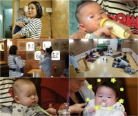 '엄마의 탄생' 강원래 아들 선이, 사이즈 라이벌 만났다