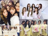에이핑크, 공중파 3사 트로피 인증샷 공개 '대세 걸그룹의 도약'