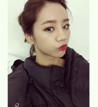 걸스데이 혜리의 일상 엿보기, 입술 쭉 내밀고 '찰칵'