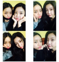 걸스데이 혜리 소진, 친자매처럼 닮은 모습 '여덟 살 차이 맞아?'
