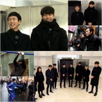'런닝맨' 김우빈 이현우, 명동 한복판 뜨자 '현장 마비'