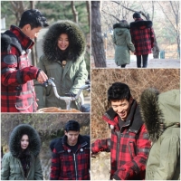 '힐링캠프' 션 정혜영 부부, 촬영현장에서도 다정한 모습 포착