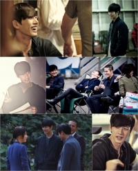 '나쁜 녀석들' 환한 미소의 박해진 비하인드 컷 공개