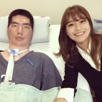수영, 박승일 선수와 셀카봉 타임 “아이스버킷챌린지 덕에 행복한 2014”