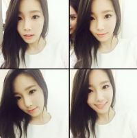태연, 청순미 넘치는 4분할 셀카 공개 '미모도 4배'