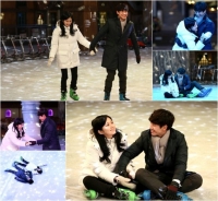 '미스터 백' 신하균 장나라, 스케이트장서 '로맨틱 데이트'