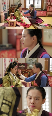 '왕의 얼굴' 조윤희, 연적 김희정 혼례 준비 도왔다 '슬픔'