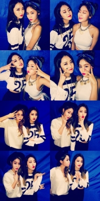허가윤, 소유와 섹시 애교 셀카 공개 '깜찍+요염'