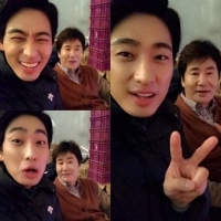 '가족끼리 왜 이래' 윤박, 유동근과 익살 셀카 공개 "순봉 아빠랑 강재랑"