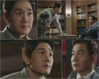 '힐러' 유지태 - 박상원 날 선 대립 장면 눈길