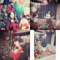 나인뮤지스, 파티 분위기 가득한 촬영 비하인드 컷 '크리스마스의 여신들'