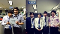 '미생물' 장수원-전석호-오민석, 영업3팀에 모였다.. 인증샷 공개