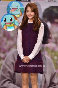 하연수, 꼬부기 닮은 꼴 눈길 '동그란 얼굴형에 눈까지 똑 닮았네'