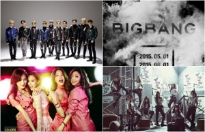 엑소, 미쓰에이, 빅뱅 이어 소녀시대까지..4월 가요계, 3대 기획사 출동
