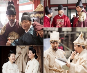 '화정', 화기애애한 촬영현장 사진 공개