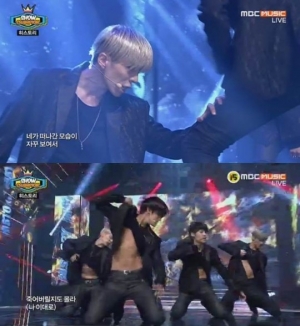 '쇼챔피언' 히스토리, 복근 드러낸 섹시 안무 '죽어버릴지도 몰라'