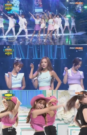 '쇼챔피언' 카라, 가요계 여신들의 화려한 귀환 '큐피드'