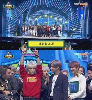 '쇼챔피언' 샤이니, 챔피언송 수상 "더 열심히 하는 샤이니 되겠다"
