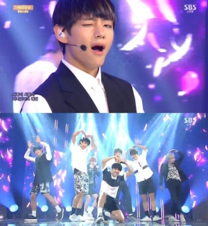 '인기가요' 방탄소년단, '아이 니드 유' 팬서비스 넘친 마지막 무대