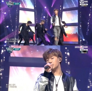 '엠카' 김성규, 솔로 활동 마지막 무대 '컨트롤'