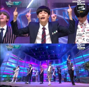 '엠카' 엑소, 눈을 뗄 수 없는 '러브 미 라잇' 컴백 무대