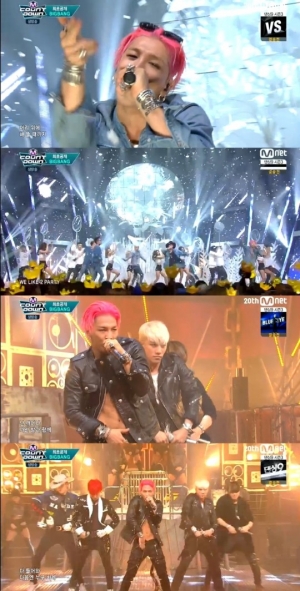 '엠카' 빅뱅, 데뷔 이래 가장 강렬한 퍼포먼스 선보인 '뱅뱅뱅' 컴백 무대