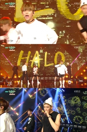 '뮤직뱅크' 헤일로, 나쁜남자들의 사랑고백 '니가 잠든 사이에'